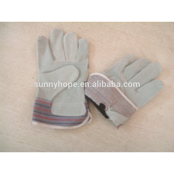 Sunnyhope largo guantes de trabajo de cuero en388 para los hombres